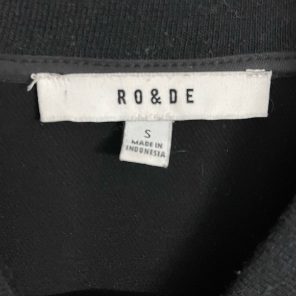 Ro&De | Striped Zipper Sweater | Size Small - Picture 3 of 4